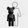 Statues & Sculptures Floor Standing|Animals^Aero Bear 135cm Black Resin Indoor Sculpture