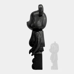 Statues & Sculptures Floor Standing|Animals^Aero Bear 135cm Black Resin Indoor Sculpture