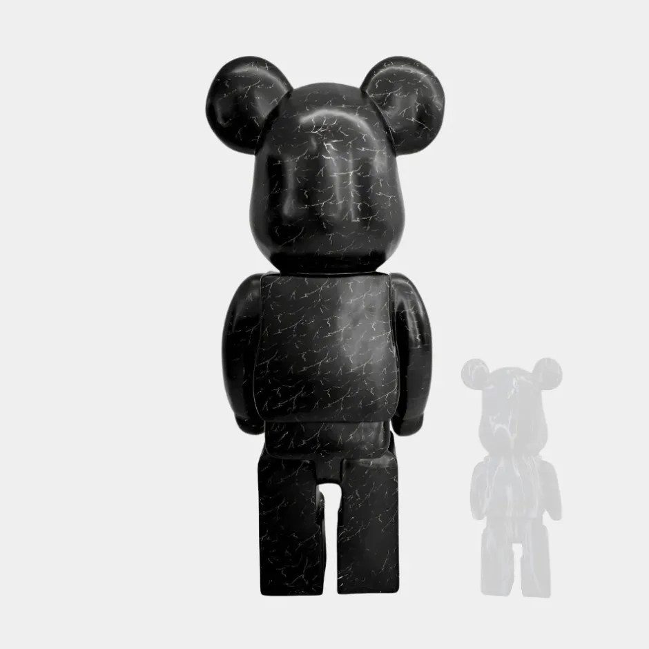 Statues & Sculptures Floor Standing|Animals^Aero Bear 135cm Black Resin Indoor Sculpture