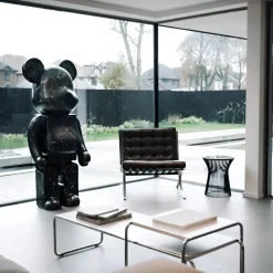 Statues & Sculptures Floor Standing|Animals^Aero Bear 135cm Black Resin Indoor Sculpture