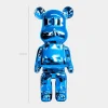 Statues & Sculptures Table Top|Floor Standing^Aero Bear 50cm Blue Resin Indoor Sculpture