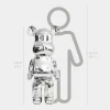 Statues & Sculptures Floor Standing|Animals^Aero Bear 135cm Chrome Resin Indoor Sculpture