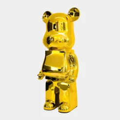 Statues & Sculptures Table Top|Floor Standing^Aero Bear 50cm Gold Resin Indoor Sculpture