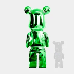 Statues & Sculptures Floor Standing|Animals^Aero Bear 135cm Green Resin Indoor Sculpture