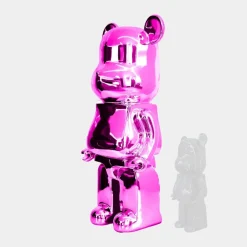 Statues & Sculptures Floor Standing|Animals^Aero Bear 135cm Pink Resin Indoor Sculpture