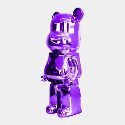 Statues & Sculptures Table Top|Floor Standing^Aero Bear 50cm Purple Resin Indoor Sculpture