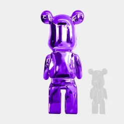 Statues & Sculptures Floor Standing|Animals^Aero Bear 135cm Purple Resin Indoor Sculpture