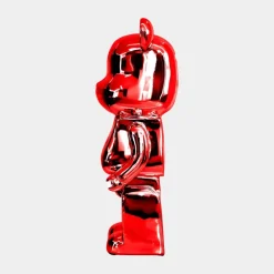Statues & Sculptures Table Top|Floor Standing^Aero Bear 50cm Red Resin Indoor Sculpture