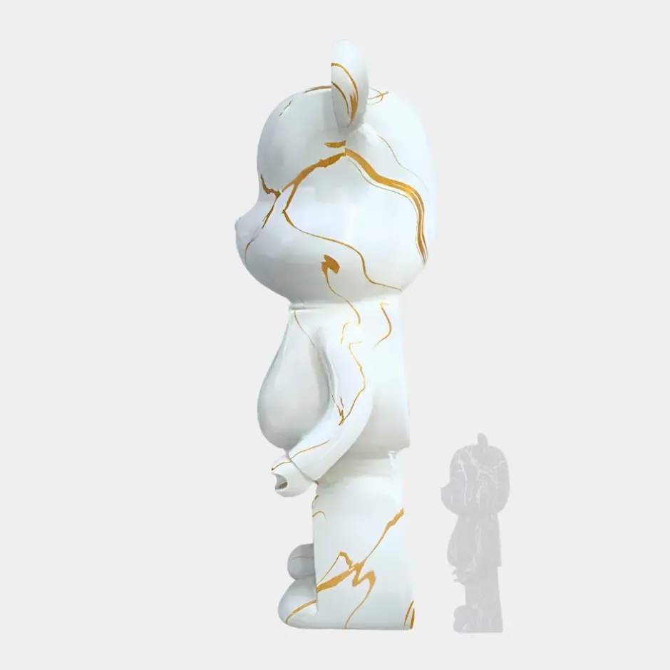 Statues & Sculptures Floor Standing|Animals^Aero Bear 165cm White Resin Indoor Sculpture