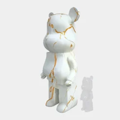 Statues & Sculptures Floor Standing|Animals^Aero Bear 165cm White Resin Indoor Sculpture