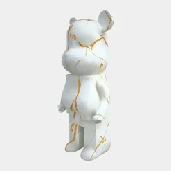 Statues & Sculptures Table Top|Floor Standing^Aero Bear 50cm White Resin Indoor Sculpture