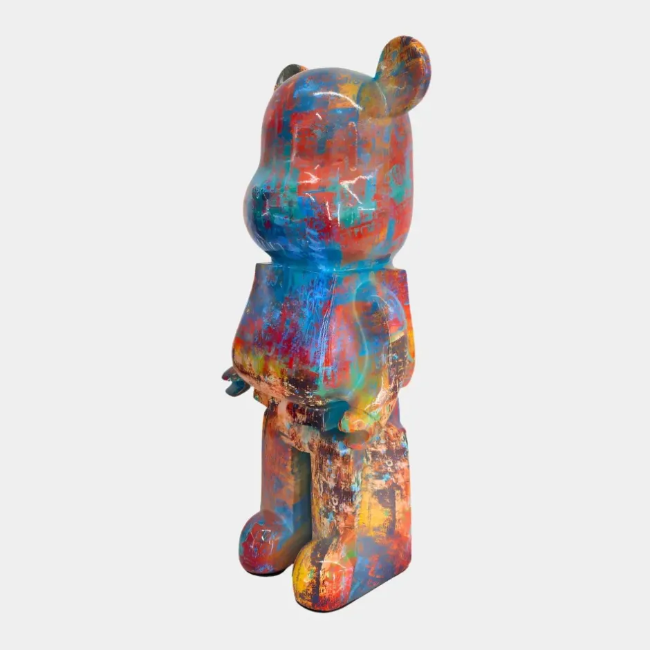 Statues & Sculptures Table Top|Floor Standing^Aero Bear Colourburst 50cm Resin Indoor Sculpture