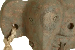 Statues & Sculptures Table Top|Animals^Ancient Elephant 31cm Wood Indoor Statue
