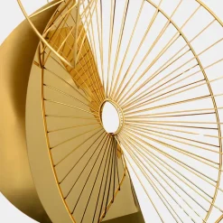 Statues & Sculptures Table Top|Floor Standing^Arc Aeon 93cm Gold Metal Indoor Sculpture