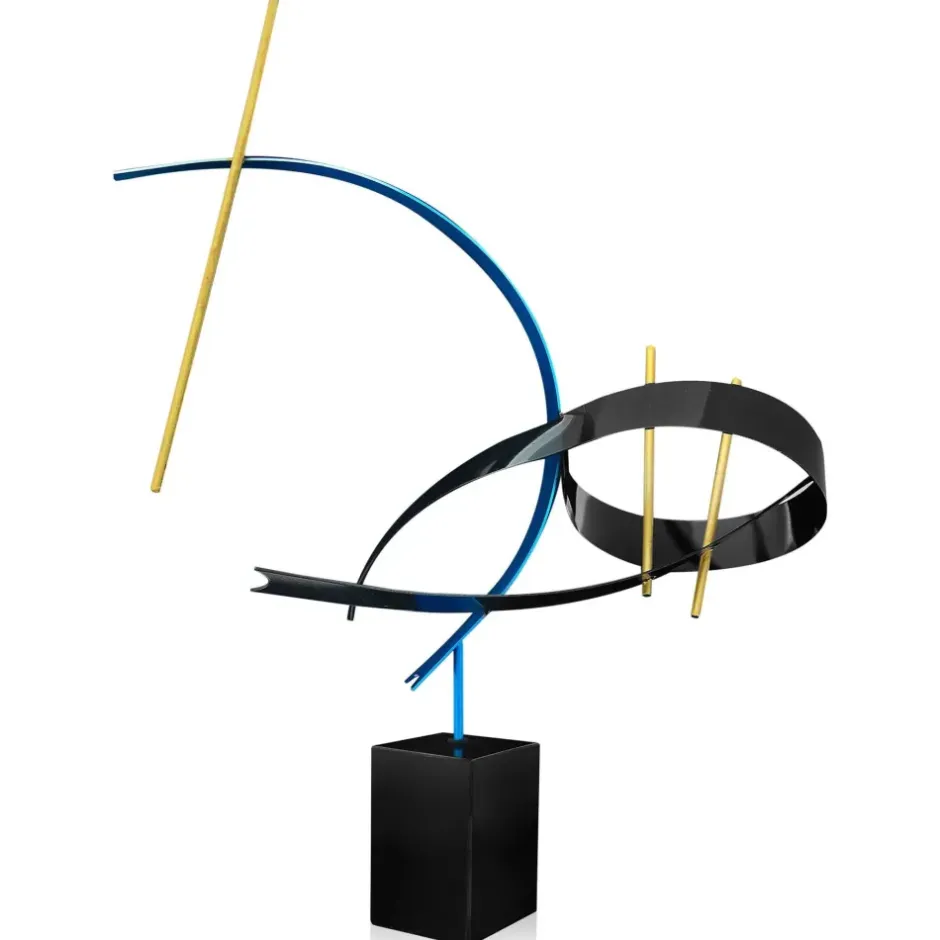Statues & Sculptures Table Top|Abstract^Art of Noise 70cm Abstract Metal Indoor Sculpture