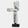 Statues & Sculptures Table Top|Floor Standing^Astrolith 90cm Silver Metal Indoor Sculpture v1