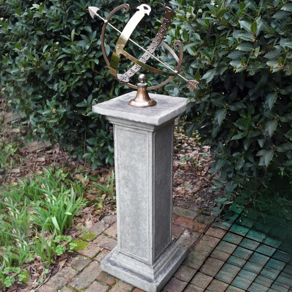 Statues & Sculptures Armillary Sundials^Athenian Armillary Stone Garden Sundial