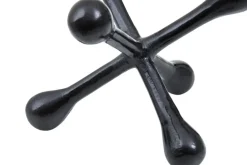 Statues & Sculptures Table Top|Abstract^Atomic Bloom 16cm Black Metal Indoor Sculpture