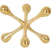 Statues & Sculptures Table Top|Abstract^Atomic Bloom 16cm Gold Metal Indoor Sculpture