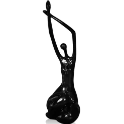 Statues & Sculptures Figurative|Table Top^Awakened Grace 32cm Black Resin Indoor Sculpture