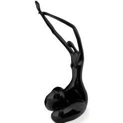 Statues & Sculptures Figurative|Table Top^Awakened Grace 54cm Black Resin Indoor Sculpture