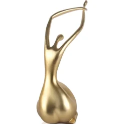 Statues & Sculptures Figurative|Table Top^Awakened Grace 54cm Gold Resin Indoor Sculpture