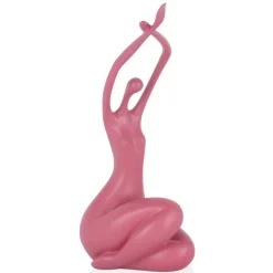 Statues & Sculptures Figurative|Table Top^Awakened Grace 32cm Pink Resin Indoor Sculpture