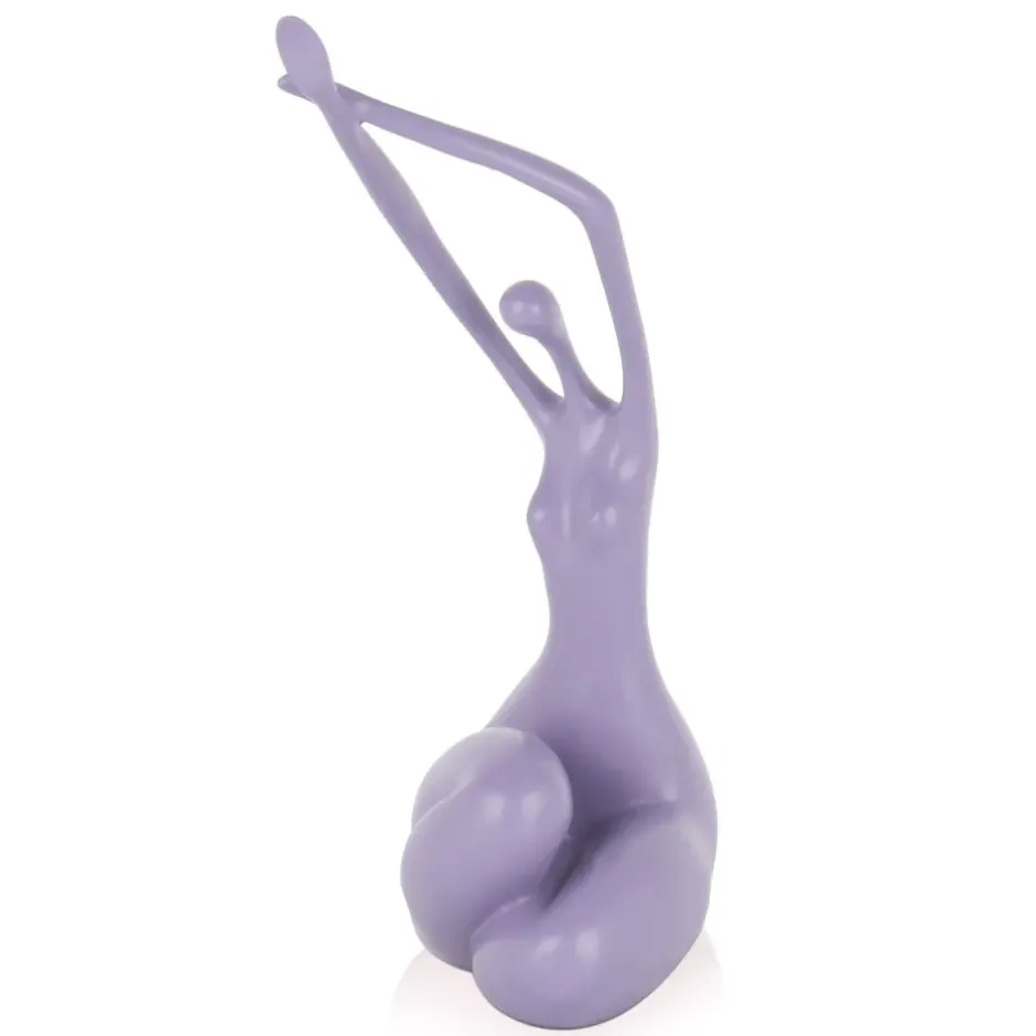 Statues & Sculptures Figurative|Table Top^Awakened Grace 32cm Violet Resin Indoor Sculpture