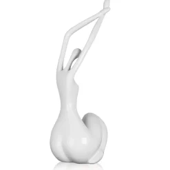 Statues & Sculptures Figurative|Table Top^Awakened Grace 32cm White Resin Indoor Sculpture