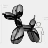 Statues & Sculptures Giant|Floor Standing^Balloon Dog 240cm Black Fibreglass Indoor Sculpture