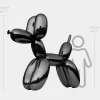 Statues & Sculptures Giant|Floor Standing^Balloon Dog 200cm Black Fibreglass Indoor Sculpture
