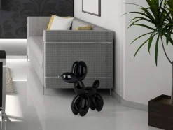 Statues & Sculptures Floor Standing|Balloon Dogs^Balloon Dog 62cm Black Resin Indoor Sculpture