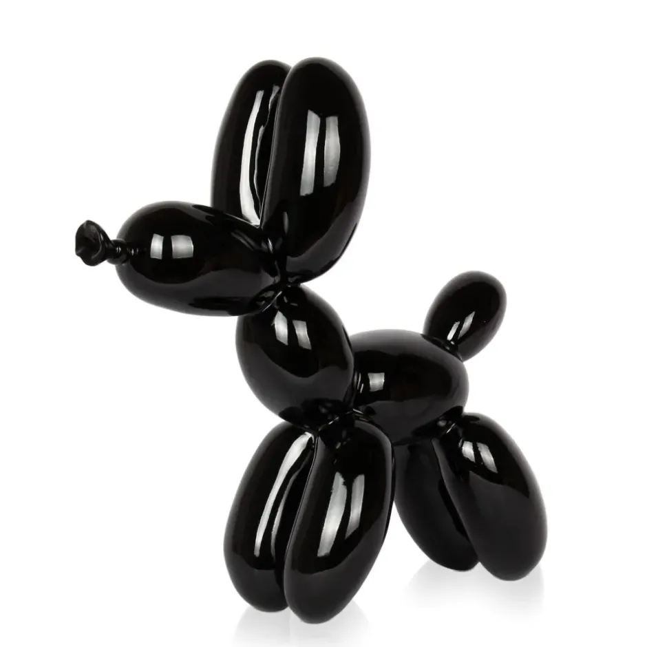 Statues & Sculptures Table Top|Balloon Dogs^Balloon Dog 27cm Black Resin Indoor Sculpture