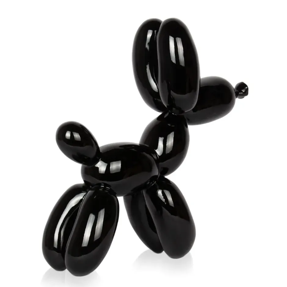 Statues & Sculptures Table Top|Balloon Dogs^Balloon Dog 27cm Black Resin Indoor Sculpture