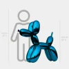 Statues & Sculptures Floor Standing|Balloon Dogs^Balloon Dog 100cm Blue Fibreglass Indoor Sculpture