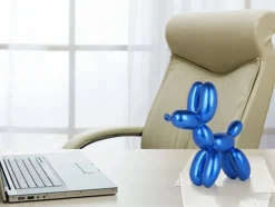 Statues & Sculptures Table Top|Balloon Dogs^Balloon Dog 27cm Blue Resin Indoor Sculpture