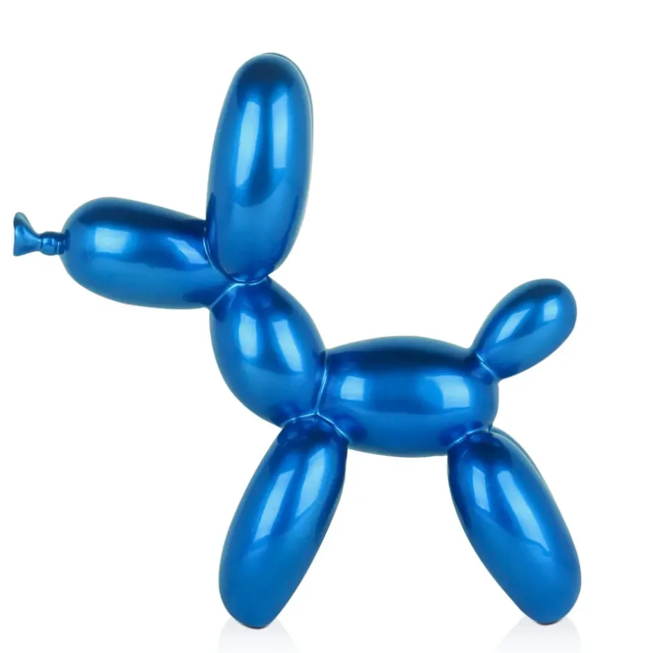 Statues & Sculptures Table Top|Balloon Dogs^Balloon Dog 27cm Blue Resin Indoor Sculpture