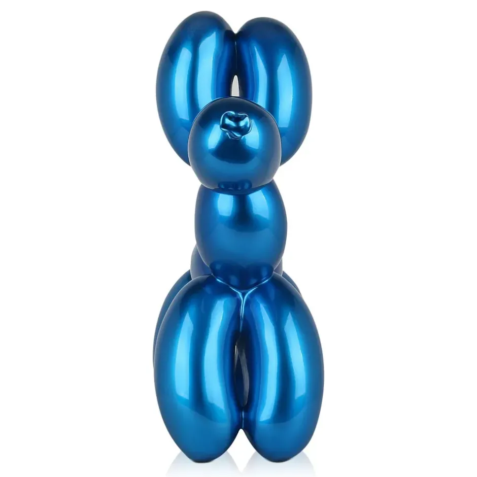 Statues & Sculptures Table Top|Floor Standing^Balloon Dog 46cm Blue Resin Indoor Sculpture