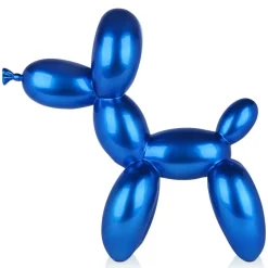 Statues & Sculptures Floor Standing|Balloon Dogs^Balloon Dog 62cm Blue Resin Indoor Sculpture