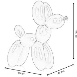 Statues & Sculptures Floor Standing|Balloon Dogs^Balloon Dog 62cm Blue Resin Indoor Sculpture