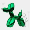 Statues & Sculptures Giant|Floor Standing^Balloon Dog 240cm Green Metal Garden Sculpture