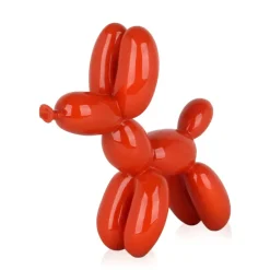 Statues & Sculptures Table Top|Balloon Dogs^Balloon Dog 27cm Orange Resin Indoor Sculpture