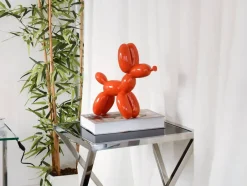 Statues & Sculptures Table Top|Balloon Dogs^Balloon Dog 27cm Orange Resin Indoor Sculpture