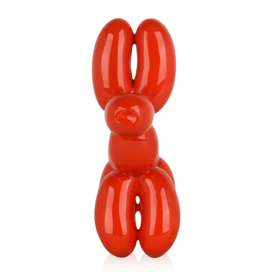 Statues & Sculptures Table Top|Balloon Dogs^Balloon Dog 27cm Orange Resin Indoor Sculpture