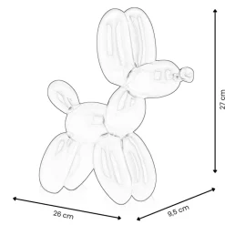 Statues & Sculptures Table Top|Balloon Dogs^Balloon Dog 27cm Orange Resin Indoor Sculpture
