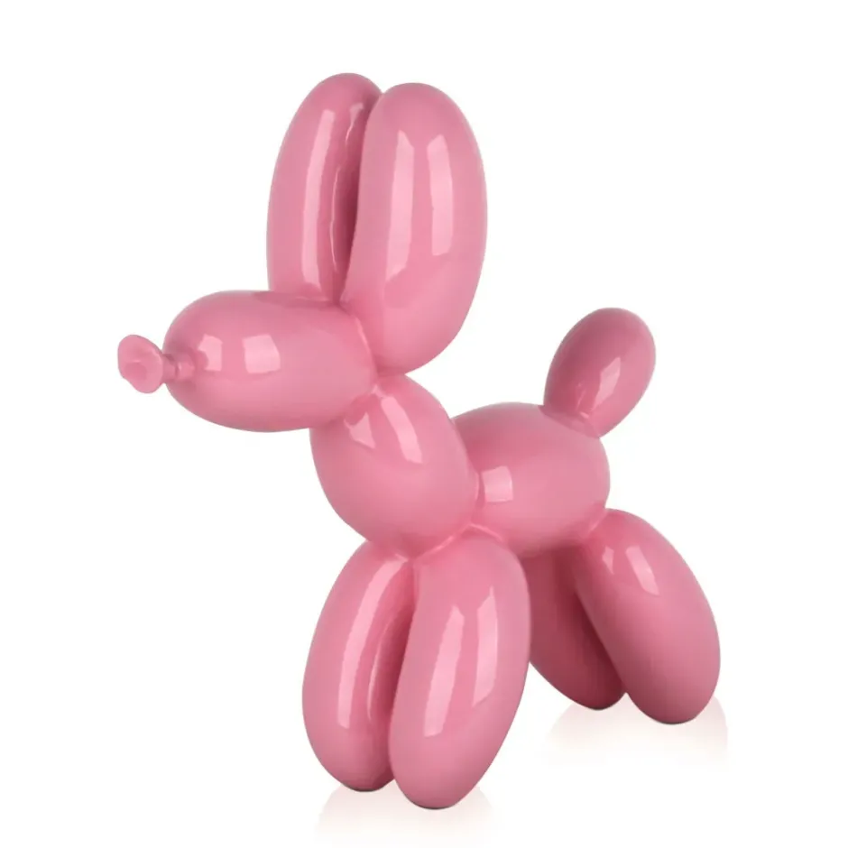 Statues & Sculptures Table Top|Balloon Dogs^Balloon Dog 27cm Pink Resin Indoor Sculpture