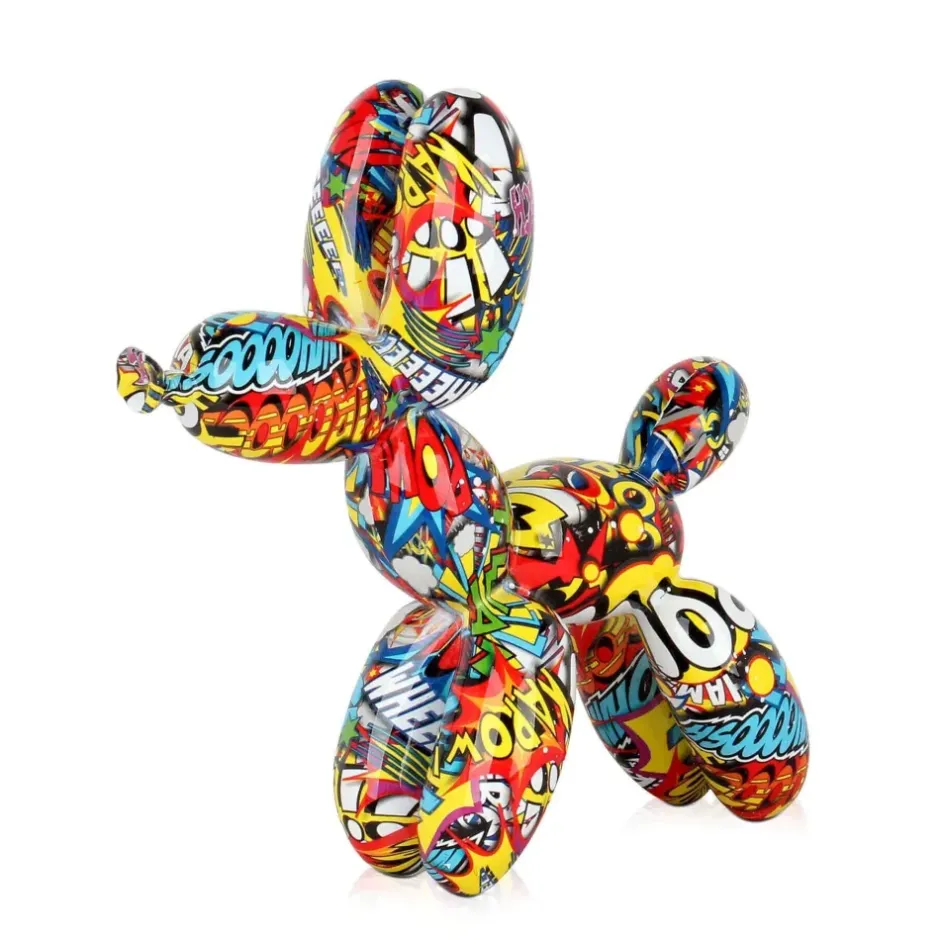 Statues & Sculptures Table Top|Balloon Dogs^Balloon Dog 27cm Pop Art Resin Indoor Sculpture