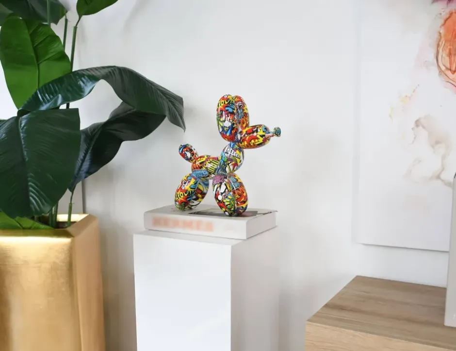 Statues & Sculptures Table Top|Balloon Dogs^Balloon Dog 27cm Pop Art Resin Indoor Sculpture