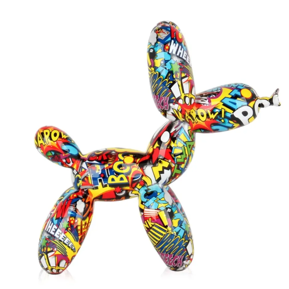 Statues & Sculptures Table Top|Balloon Dogs^Balloon Dog 27cm Pop Art Resin Indoor Sculpture