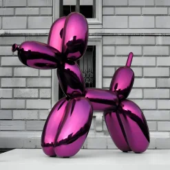 Statues & Sculptures Floor Standing|Balloon Dogs^Balloon Dog 130cm Purple Fibreglass Indoor Sculpture